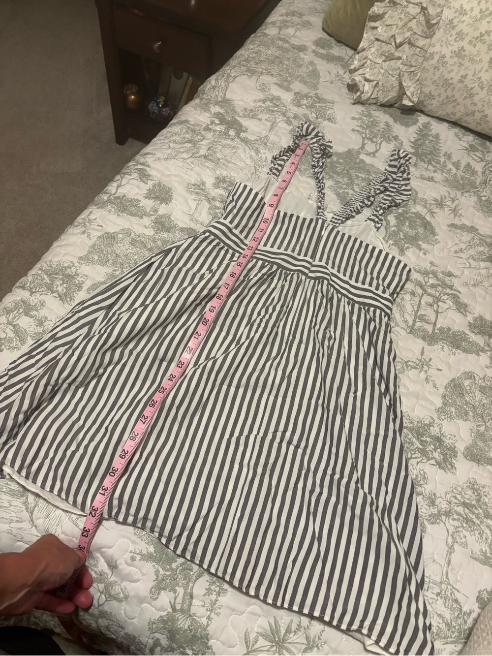 Madewell sz 4 Striped Ruffle Strap Mini Dress summer sundress preppy
coastal - Picture 10 of 16